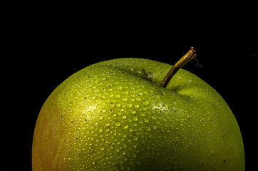 wet apple