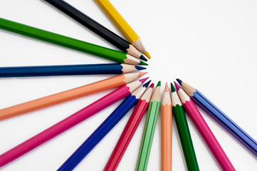 Fototapeta premium Colored pencils
