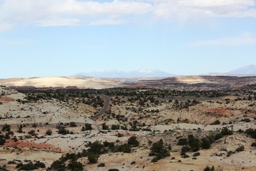 Drive Utah Highway 12 between Boulder and Escalante, USA