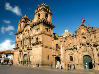Fototapeta na wymiar Iglesia La Compania de Jesus in Cusco