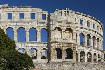 Obraz premium The arena at Pula, Croatia