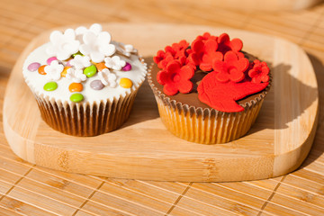 Cupcakes - zwei kleine süße Kuchen