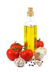 set of ingredients and spice for food cooking