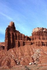 Chimney Rock in Capitol Reef National Park, Utah