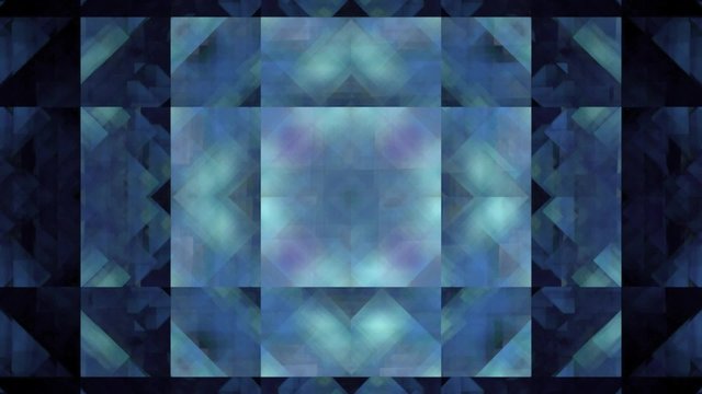 Fraktal Animation mit quadratischen Elementen