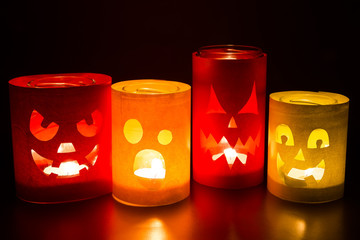 Funny jack-o-lanterns