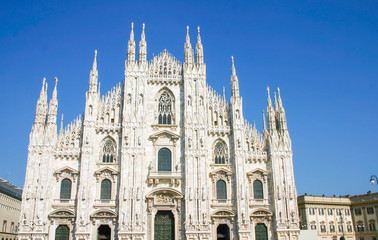 Fototapeta na wymiar Duomo in Milan, Italy