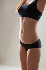 Fototapeta premium Beautiful slim body of woman