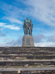 Obraz premium Commando Memorial in Spean Bridge Scotland