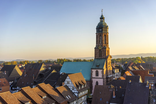 Medieval Town Einbeck in Lower Saxony, Germany
