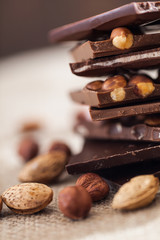 Chocolate and nuts