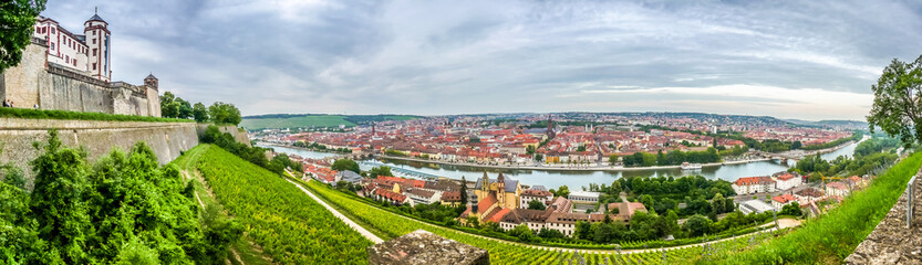 Historic city of Würzburg, Franconia, Bavaria, Germany