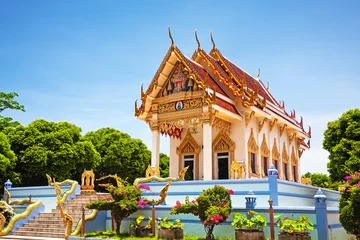 Gordijnen Thailand, Koh Samui, Kunaram Temple © preto_perola