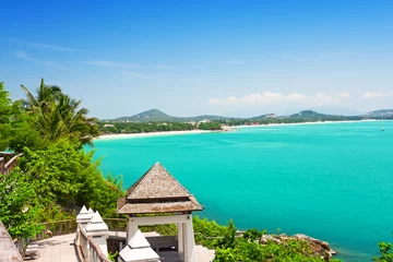 Zelfklevend Fotobehang View of Chaweng beach, Koh Samui, Thailand © preto_perola