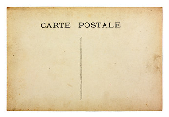 Old vintage postcard