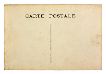 Old vintage postcard