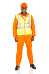 young african industrial worker