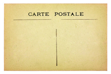 Old vintage postcard