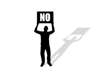 NO Protester