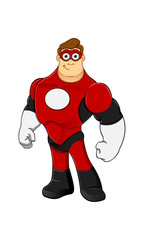 Superhero In Red Character