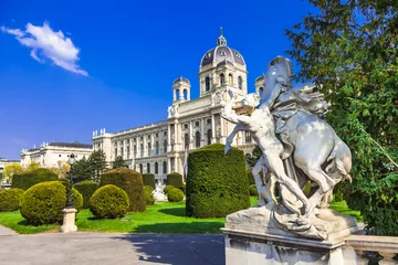 Türaufkleber elegantes Wien mit schönen Parks. Österreich © Freesurf