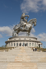 Naklejka premium Dschigis Khan Denkmal