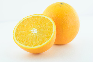 Orange fruit isolated