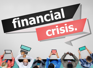 Financial Crisis Global Connection Economy Concept