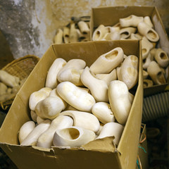 Holland Clogs before Finishing