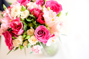 beautiful flowers wedding bouquet