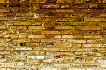 Grunge stile of brick wall
