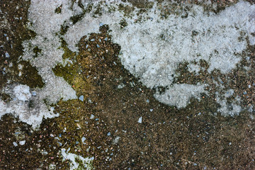  texture of an old concrete wall