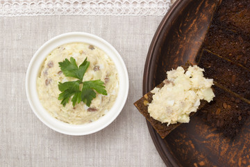 Fish salad of herring - Forshmak