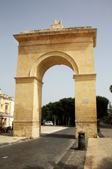 Fototapeta na wymiar Porta Nazionale Noto Sicily