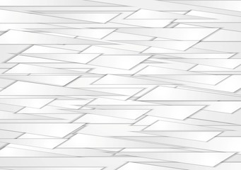 Abstract grey shapes vector background