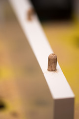 Woodworking tools in macro view