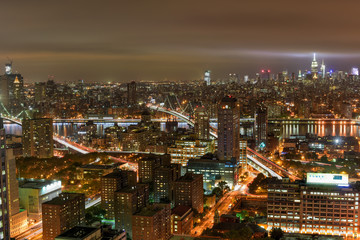 Fototapeta na wymiar New York City Skyline View