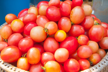 Group of red tomatoes