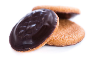Jaffa Cakes (isolated on white)