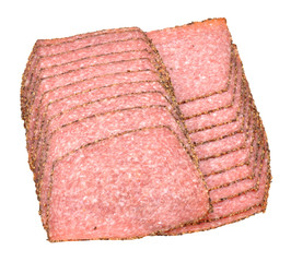 Peppered Salami Meat Slices
