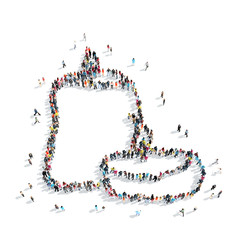 people  candles cartoon