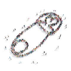 people  shape  pin cartoon