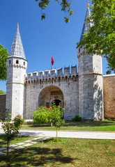 Fototapeta premium Topkapi Palace, Gate of Salutation, Istanbul