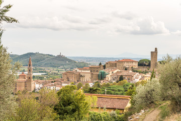 Fototapeta na wymiar Castiglione Fiorentino, an ancient medieval town in Tuscany