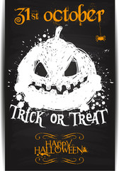 Banner Halloween, Zucca, Paura