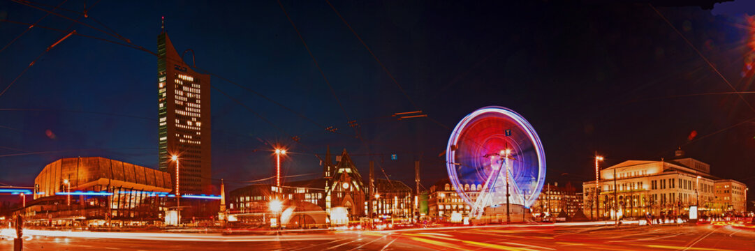 Leipzig Augustusplatz Riesenrad