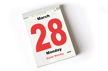 28. March 2016 Easter Monday