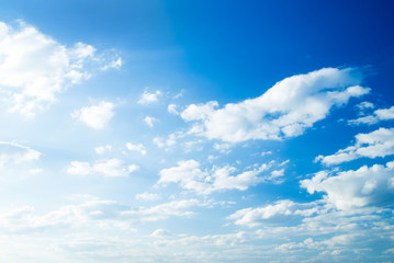 blue sky background with white clouds