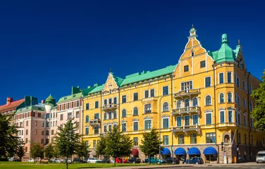 Fotobehang Buildings in the city centre of Helsinki - Finland © Leonid Andronov