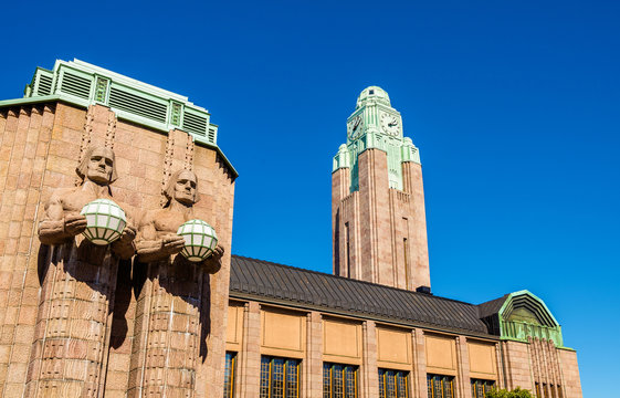 Central Railway Station Of Helsinki - Finland